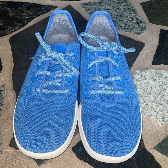 Allbirds- Women's Tree Dasher 2 Buoyant Blue (Blizzard) size 8 - Picture 5 of 10